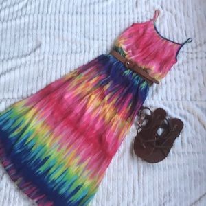 Girls multi-color party dress! Amy Byer. Size 10.